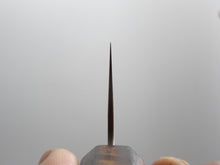 Load image into Gallery viewer, KICHIJI 440C HAMMERED DAMASCUS SANTOKU OAK/BAIKOKU HANDLE