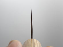 Load image into Gallery viewer, KICHIJI SHIROGAMI-2 STAINLESS CLAD HAMMERED SANTOKU 165MM CHERRY WOOD HANDLE