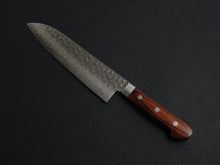 Load image into Gallery viewer, KICHIJI VG-10 33 LAYER HAMMERED DAMASCUS SANTOKU KNIFE 180MM