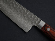 Load image into Gallery viewer, KICHIJI VG-10 33 LAYER HAMMERED DAMASCUS SANTOKU KNIFE 180MM