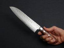 Load image into Gallery viewer, KICHIJI VG-10 33 LAYER HAMMERED DAMASCUS SANTOKU KNIFE 180MM