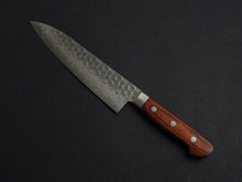 Load image into Gallery viewer, KICHIJI VG-10 33 LAYER HAMMERED DAMASCUS GYUTO 180MM