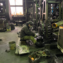 Load image into Gallery viewer, HADO GINSAN DAMASCUS KIRITSUKE SANTOKU 180MM SAKURA / CHERRY HANDLE FORGED BY SHOGO YAMATSUKA*