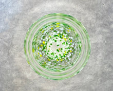 Load image into Gallery viewer, SMALL GLASS BOWL WAKAKUSA (GREEN WHITE)