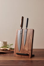 Load image into Gallery viewer, NOYER MAGNETIC KNIFE BLOCK  / AMERICAN WALNUT WOOD
