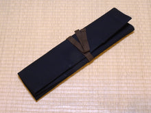 Load image into Gallery viewer, COMO+KATABA HANDMADE CANVAS MEDIUM KNIFE ROLL WITH COTTON STRAP (7POCKETS)