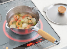 Load image into Gallery viewer, AIKATA STAINLESS YUKIHIRA PAN WITH LID (2 SIZES)**