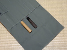 Load image into Gallery viewer, COMO+KATABA HANDMADE CANVAS MEDIUM KNIFE ROLL WITH COTTON STRAP (7POCKETS)