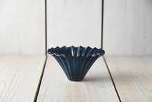 Load image into Gallery viewer, CERAMIC FLARE COFFEE DRIPPER WITH ACACIA WOOD HOLDER**