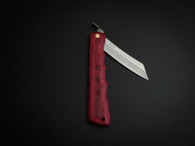 Load image into Gallery viewer, HIGONOKAMI WOODY VG-10 CRAFT KNIFE 110MM BENI