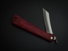 Load image into Gallery viewer, HIGONOKAMI WOODY VG-10 CRAFT KNIFE 110MM BENI