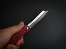 Load image into Gallery viewer, HIGONOKAMI WOODY VG-10 CRAFT KNIFE 110MM BENI