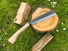 Load image into Gallery viewer, AJIKATAYA KUROUCHI HATCHET 210MM OAK HANDLE (SINGLE BEVEL)