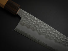 Load image into Gallery viewer, HITOHIRA AOGAMI SUPER MIGAKI HAMMERED SANTOKU 170MM CHERRYWOOD HANDLE*