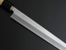 Load image into Gallery viewer, HITOHIRA TANAKA MOSUKE SHIROGAMI-2 KIRITSUKE YANAGIBA 270MM MAGNOLIA WOOD HANDLE