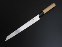 Load image into Gallery viewer, HITOHIRA TANAKA MOSUKE SHIROGAMI-2 KIRITSUKE YANAGIBA 270MM MAGNOLIA WOOD HANDLE