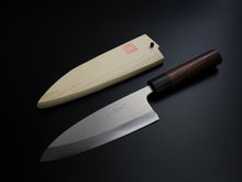 Load image into Gallery viewer, KICHIJI LEFT- HANDED KASUMI DEBA 165MM ROSE WOOD HANDLE
