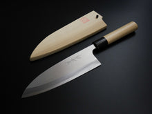 Load image into Gallery viewer, KICHIJI LEFT- HANDED KASUMI DEBA 165MM MAGNOLIA HANDLE*