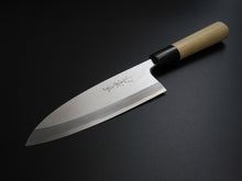 Load image into Gallery viewer, KICHIJI LEFT- HANDED KASUMI DEBA 180MM MAGNOLIA HANDLE