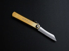 Load image into Gallery viewer, HIGONOKAMI SK WARIKOMI CRAFT KNIFE BRASS HANDLE MINI SIZE