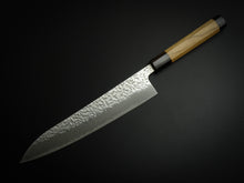 Load image into Gallery viewer, HITOHIRA AUS-10 HAMMERED DAMASCUS GYUTO 240MM CHERRY WOOD HANDLE*