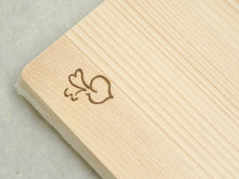 Load image into Gallery viewer, ALASKA HINOKI CHOPPING BOARD WITH BRANDING MARKS 48 x 24 x 3cm
