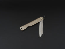 Load image into Gallery viewer, HIGONOKAMI SK WARIKOMI  CRAFT KNIFE SILVER HANDLE SMALL SIZE