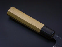 Load image into Gallery viewer, YAMAMOTO TSUCHIME AOGAMI KUROUCHI SANTOKU 165MM MAGNOLIA HANDLE