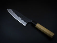 Load image into Gallery viewer, YAMAMOTO TSUCHIME AOGAMI KUROUCHI SANTOKU 165MM MAGNOLIA HANDLE