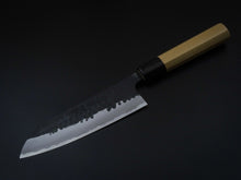 Load image into Gallery viewer, YAMAMOTO TSUCHIME AOGAMI KUROUCHI SANTOKU 165MM MAGNOLIA HANDLE