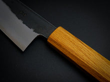 Load image into Gallery viewer, HADO SHIROGAMI-2 SUMI KUROUCHI KO-BUNKA 135MM OAK HANDLE FORGED BY YOSHIKAZU TANAKA*