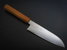 Load image into Gallery viewer, HADO GINSAN SANTOKU 180MM CHERRY HANDLE FORGED BY SHOGO YAMATSUKA*