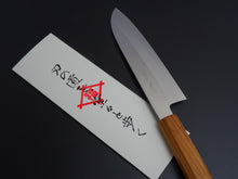 Load image into Gallery viewer, HADO GINSAN SANTOKU 180MM CHERRY HANDLE FORGED BY SHOGO YAMATSUKA*