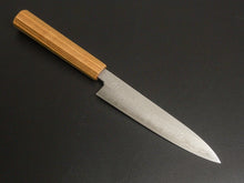 Load image into Gallery viewer, HADO GINSAN DAMASCUS PETTY 150MM SAKURA / CHERRY HANDLE FORGED BY SHOGO YAMATSUKA