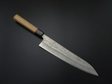 Load image into Gallery viewer, HITOHIRA GINSAN NASHIJI GYUTO 240MM CHERRY WOOD HANDLE