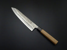 Load image into Gallery viewer, HITOHIRA GINSAN NASHIJI GYUTO 240MM CHERRY WOOD HANDLE