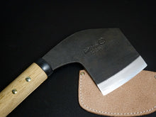 Load image into Gallery viewer, AJIKATAYA KUBIMAGARI HATCHET OAK HANDLE (DOUBLE BEVEL)
