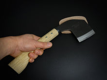 Load image into Gallery viewer, AJIKATAYA KUBIMAGARI HATCHET OAK HANDLE (DOUBLE BEVEL)
