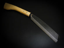 Load image into Gallery viewer, AJIKATAYA KUROUCHI HATCHET 210MM OAK HANDLE (SINGLE BEVEL)