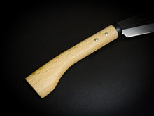 Load image into Gallery viewer, AJIKATAYA KUROUCHI HATCHET 210MM OAK HANDLE (SINGLE BEVEL)