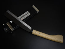 Load image into Gallery viewer, AJIKATAYA KUROUCHI HATCHET 210MM OAK HANDLE (SINGLE BEVEL)