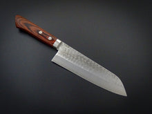 Load image into Gallery viewer, MASUTANI VG-1 GOLD HAMMERED SANTOKU 165MM