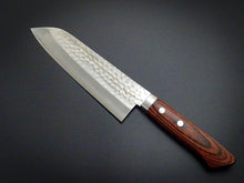 Load image into Gallery viewer, MASUTANI VG-1 GOLD HAMMERED SANTOKU 165MM