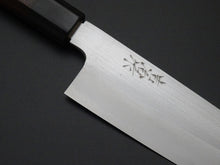 Load image into Gallery viewer, KICHIJI SHIROGAMI-2 SANTOKU 180MM ROSE WOOD HANDLE FORGED BY TANAKA YOSHIKAZU