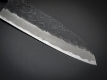 Load image into Gallery viewer, HITOHIRA AOGAMI SUPER KUROUCHI NASHIJI SANTOKU 170MM CHERRYWOOD HANDLE