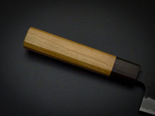 Load image into Gallery viewer, HITOHIRA AOGAMI SUPER KUROUCHI NASHIJI SANTOKU 170MM CHERRYWOOD HANDLE