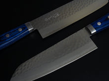 Load image into Gallery viewer, MASUTANI KOKURYU VG-10 HAMMERED DAMASCUS SANTOKU 170MM