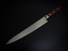 Load image into Gallery viewer, KICHIJI MONO AUS-8 SUJIHIKI 240MM BROWN HANDLE