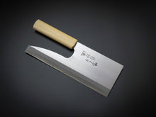Load image into Gallery viewer, JIBUNRYU STAINLESS STEEL MENKIRI / SOBAKIRI KNIFE 240MM