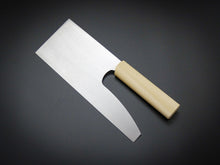 Load image into Gallery viewer, JIBUNRYU STAINLESS STEEL MENKIRI / SOBAKIRI KNIFE 240MM